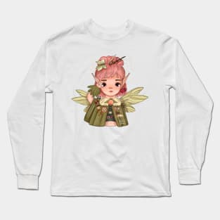 Nerd Fairy Girl Long Sleeve T-Shirt